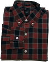 ジェイクルー 長袖 ボタンダウンシャツ チェック レッド系 メンズ J.CREW BD SHIRTS 044