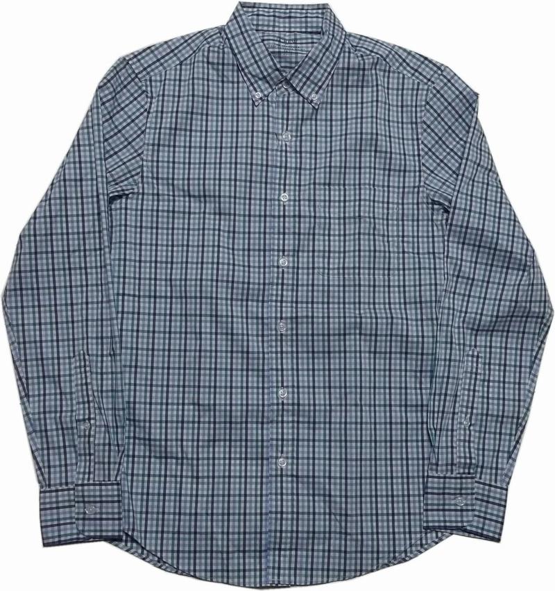 ジェイクルー 長袖 ボタンダウンシャツ チェック ブルー メンズ J.CREW BD SHIRTS 041