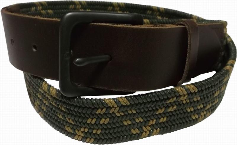 メッシュベルト ジェイクルー コットンメッシュベルト 本革レザー オリーブ メンズ J.CREW BELT 001