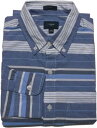 ジェイクルー 長袖 ボーダー ボタンダウンシャツ ブルー メンズ J.CREW BD SHIRTS 003