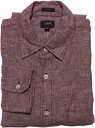 ジェイクルー 長袖 リネン 麻 シャツ バーガンディ メンズ J.CREW LINEN SHIRTS 008