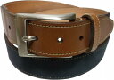 マーティンディングマン アメリカ製 本革 レザーベルト スエード 紺 ネイビー メンズ MARTIN DINGMAN LEATHER BELT MADE IN USA 004