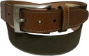 マーティンディングマン アメリカ製 本革 レザーベルト スエード ブラウン メンズ MARTIN DINGMAN LEATHER BELT MADE IN USA 003