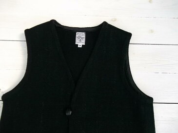 オルテガ チマヨベスト 別注 黒 無地 ブラック メンズ ORTEGA'S HAND MADE CHIMAYO VEST BLACK 002