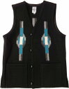 IeK `}xXg ubN 36 Y ORTEGA'S HAND MADE CHIMAYO VEST BLACK 019