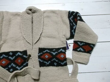 カナタ カウチン セーター ガウン コート メンズ KANATA COWICHAN SWEATER COAT 001