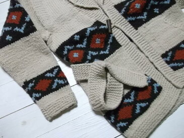 カナタ カウチン セーター ガウン コート メンズ KANATA COWICHAN SWEATER COAT 001