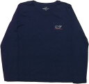 ヴィニヤードヴァインズ 長袖 プリント Tシャツ ネイビー メンズ vineyard vines T-SHIRTS 005