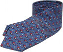 ヴィニヤードヴァインズ アメリカ製 シルク プリント ネクタイ サックスブルー メンズ vineyard vines NECKTIE MADE IN USA 049