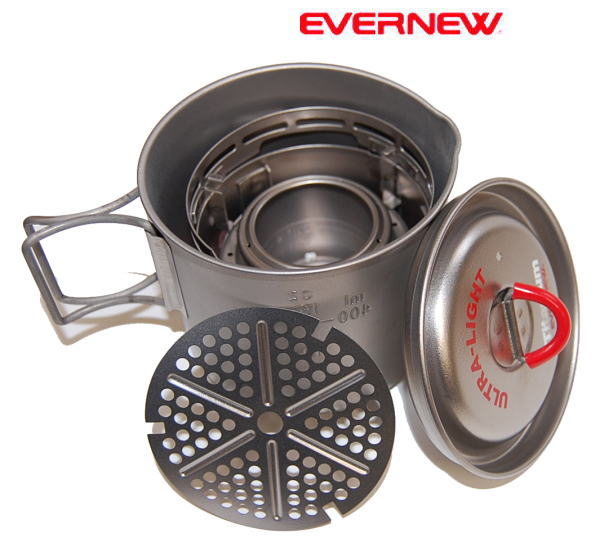 【EVERNEW】チタンマグポット500 ストーブセット(RED)通販格安セール情報 楽天 通販