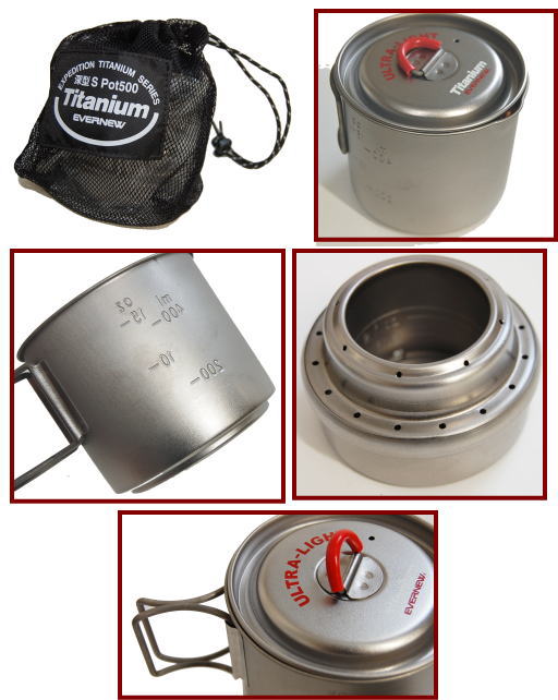 【EVERNEW】チタンマグポット500 ストーブセット(RED)通販格安セール情報　楽天　通販