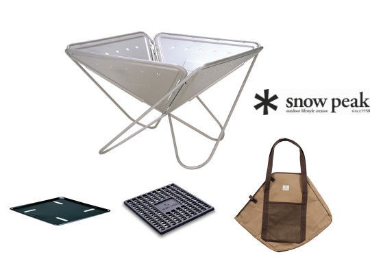 【スノーピーク】Fireplace M Starter Set 焚火台 M スターターセット●送料無料●