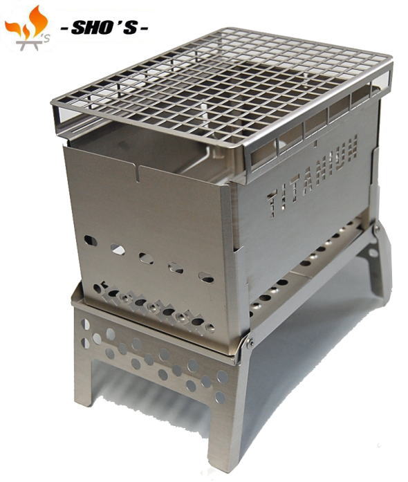 【 笑's 】Mr.B-6 All Titanium Grill plate set2オールチタン●送料無料●