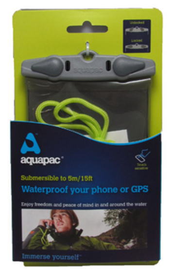 【　aquapac　】携帯電話／GPS用ケース（ラージ）100％完全防水ケース