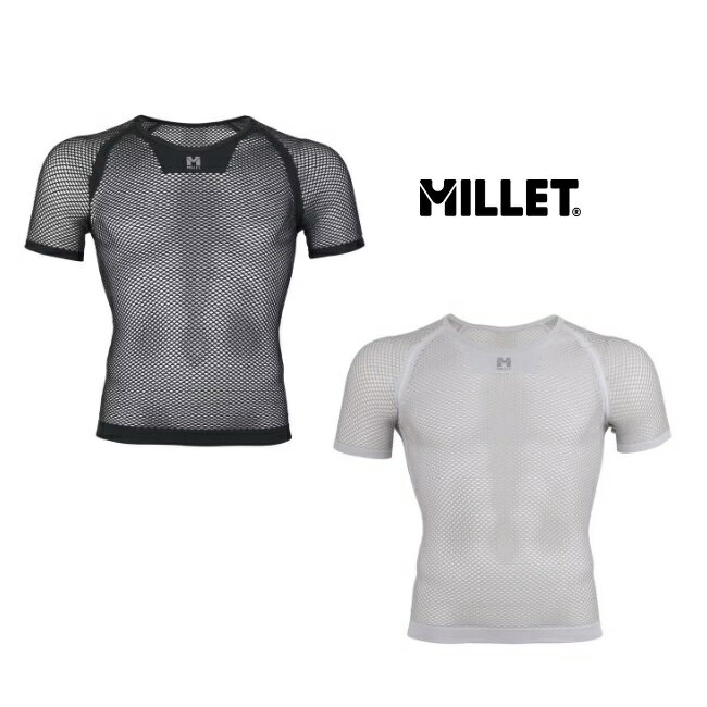 ミレー［MILLET］ドライナミック メッシュ ショートスリーブ（メンズ）
