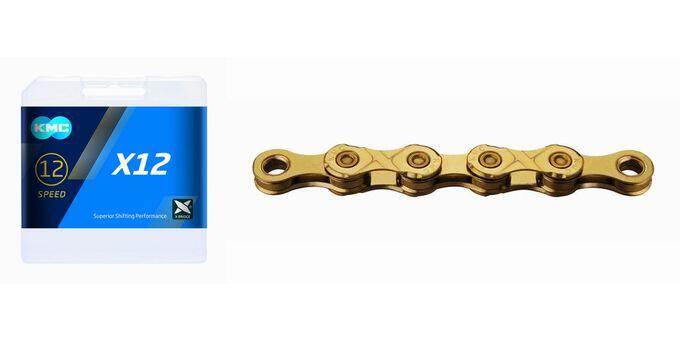 KMC X12 GO WAXED TI-GOLD 126L