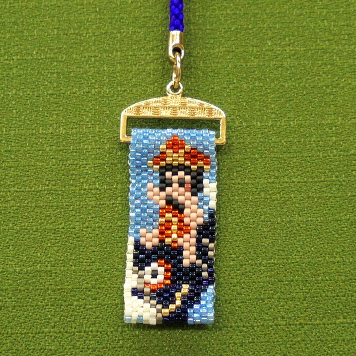 ビーズ ビーズキット 端午の節句根付け〜金太郎〜 PB-90 【メール便可】|ビーズ|キット|ステッチ|ストラップ|金太郎|ペヨーテステッチ|端午の節句|