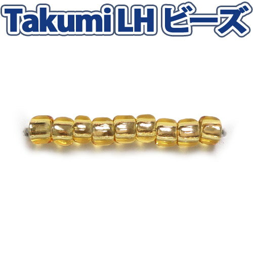 ビーズ グラスビーズ TakumiLHビーズ 丸小 PF22 PF／ゴールド 【メール便可】