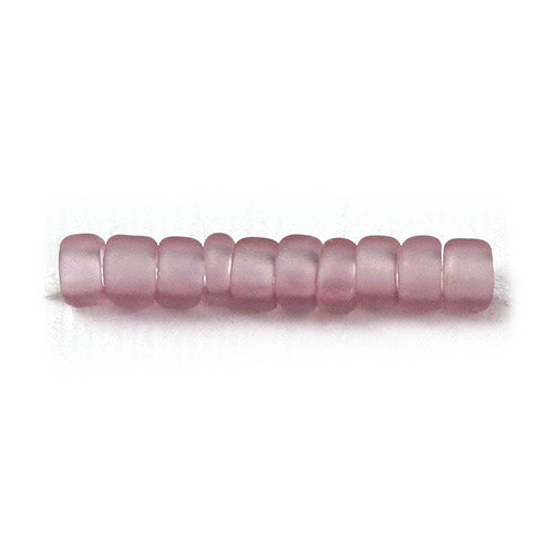 Glass Beads - ビーズ グラスビーズ 丸特小 スキ(つや消し)／6F薄紫 【メール便可】｜ビーズ｜パーツ｜グラスビーズ｜特小｜