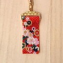 ビーズキット 京・西陣柄根付け 花文様 百花繚乱 PB-80|ビーズ キット ペヨーテステッチ ステッチ ステッチキット 花 花柄 和風 おしゃれ 京 京都