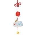 ＼秋バザ／京・西陣柄つるし飾り　雪うさぎ PB-105 | ホビックスキット 吊るし飾り 雪うさぎ うさぎ ステッチキット ペヨーテ 西陣柄 | お正月