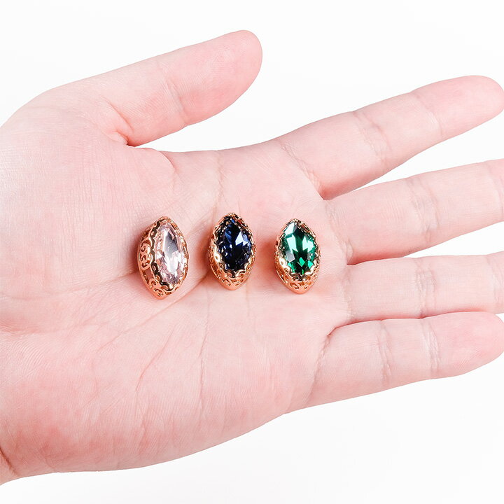【在庫限り】YOGOX ビジューマーキス 約10×20mm 1個入り | ビーズ パーツ アクセサ...