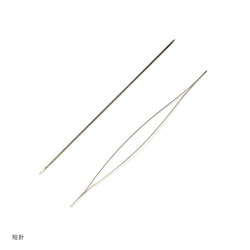 ビーズワーク用針 ビッグアイニードル 短針2本セット H7623 | MIYUKI ビーズ用 ビーズ針 ビーズ道具 ビーズ 用具 糸通し パーツ 便利グッズ shugale-10096871 手芸材料の通信販売 シュゲール サンプル画像2