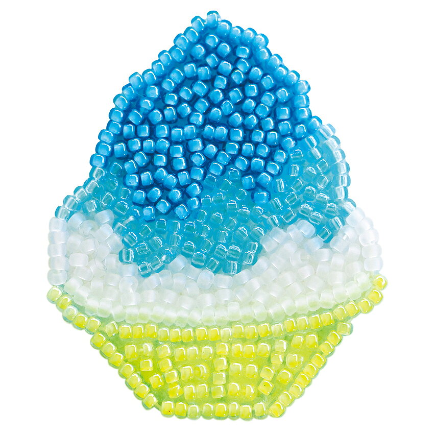 Harapeko BROOCH かき氷 ブルーハワイ HCA20//9 | はらぺこブローチキット ビーズ...