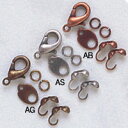 ビーズ 金具 カニカンセット AS・AB・AG 【メール便可】 | トーカイ