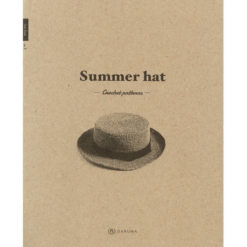 Summer hat（サマーハット）｜図書 本 書籍 SASAWASHI FLAT 帽子のデザイン 6タイプ キャペリンハット クローシェハット