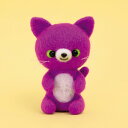 ハマナカ アクレーヌ ネオンカラーアニマルズ 紫のねこ H441-623 | 紫 パープル 猫 ネコ 蛍光色 フェルト アクリル マスコット 手作り 動物 清潔...
