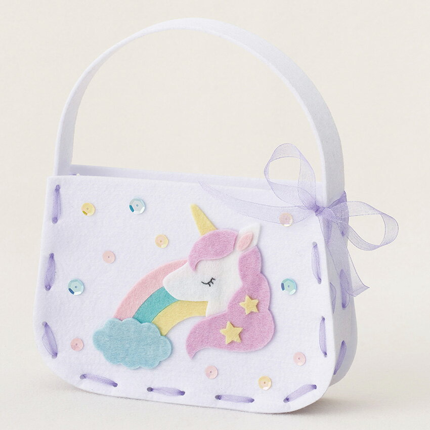 ゆめいろマスコットキット ミニバッグ ユニコーン | 子ども手芸キット うさぎ 縫い方の基礎が学べる ゆめいろ ゆめかわ サンフェルトゆめいろ 手芸 キットのサムネイル