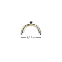 穴あき口金 7.8cm巾 アンティックゴールド | 手芸用品 材料 手芸材料 手芸用 手作り ハンドメイド がま口 ガマ口 がま口金 がま口金具 パーツ クラフトパーツ 財布 コインケース ミニ 小銭入れ
