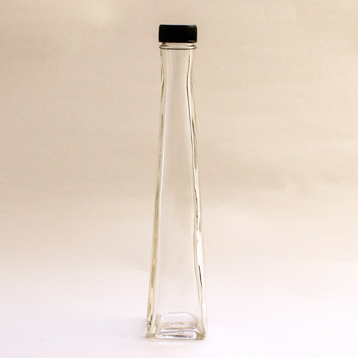 【在庫限り】ガラスビン四角H24cm HBM-12 | ハーバリウム 材料 植物標本 インテリア ガラス ボトル 容器 キット