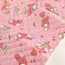 サンリオ マイメロディ ハートバルーン オックスキルト 50cm単位 | 切売り 切り売り 生地 布 布地 キャラクター マイメロ 風船 総柄 いちご かわいい 厚手 丈夫 入園 入学 女の子 男の子 キルティング キルティング生地