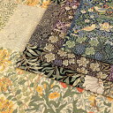 V&A Fabric Collection Morris Mosaic シーチング 50cm単位 | 切売り 切り売り 生地 布 布地 コットン100% ウィリアムモリス フラワー柄 植物柄 おしゃれ 花柄 薄手 薄地 服地 イギリス ヴィクトリア&アルバート博物館