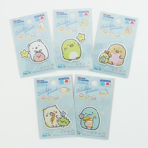 すみっコぐらし シールワッペン 3 | ワッペン アップリケ シールタイプ アイロン接着 キャラクター 入園 入学 通園 通学 目印 ワンポイント San-X すみっコぐらし シールワッペン 3 | ワッペン アップリケ シールタイプ アイロン接着 キャラクター 入園 入学 通園 通学 目印 ワンポイント San-X