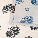 エミココレクション モダン 綿麻キャンブリック 50cm単位|切売り 切り売り 生地 布 布地 コットンリネン 花柄 フラワー柄 フラワープリント 自然 ボタニカル 薄手 薄地 服地 ブラウス ワンピース 洋服 ウエア スラブクロス おしゃれ