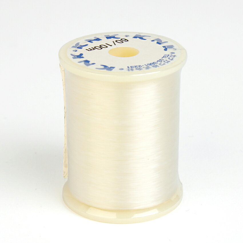 透明ミシン糸 100m巻 #60 普通地用 | 透明糸 ぬいぐるみ ラミネート生地 ハンドメイド 手芸 60番 ミシ..