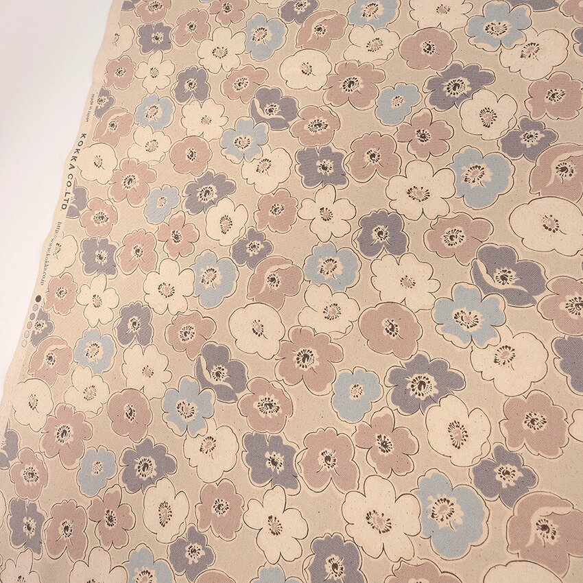 Smoky Poppy オックス 50cm カットクロス | 生地 布 布地 はぎれ カット布 カット...