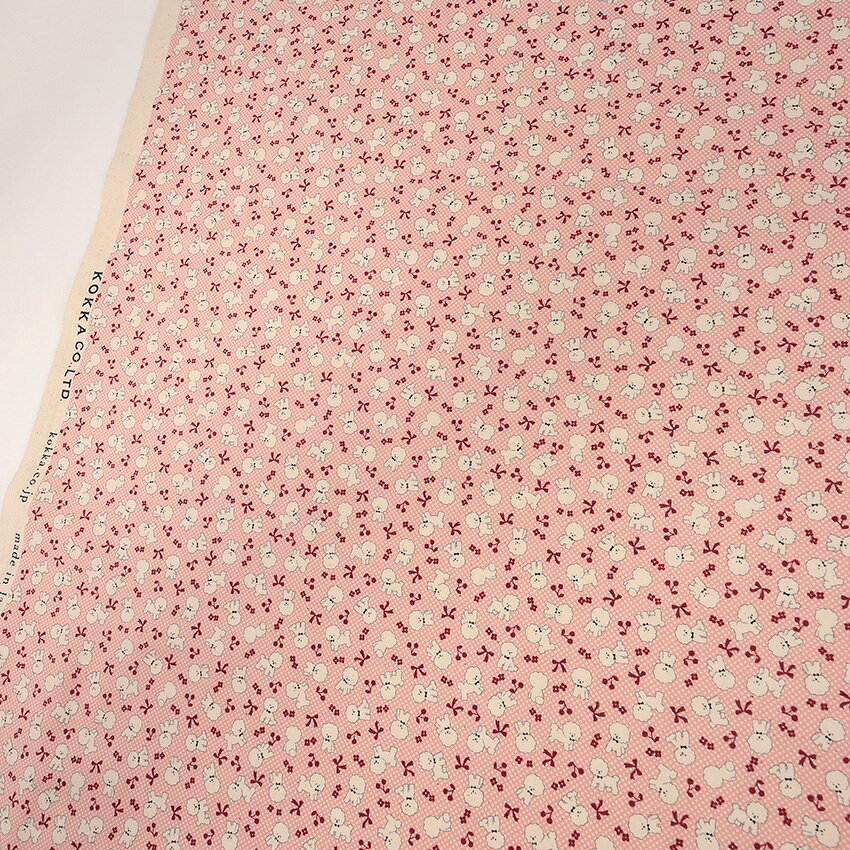 ちびプリ ビションフリーゼ シーチング 50cm カットクロス | 生地 布 布地 はぎれ ...