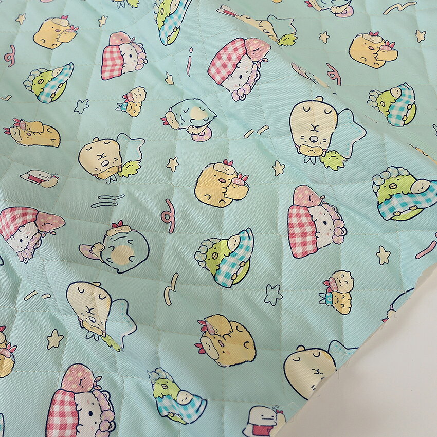 Fabric, Cloths - すみっコぐらし 夢みる柄 オックスキルト 50cm単位 | 切売り 切り売り 生地 布 布地 キルティング かわいい キャラクター 厚手 丈夫 すみっこぐらし 入園 入学 女の子 男の子 通園 通学 新学期 グッズ パステルカラー