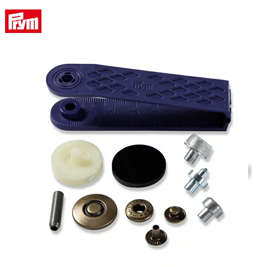 Prym プリム 脱着しやすい アノラックスナップ 20mm ウィール AG アンティークゴールド 6組 取付けコマ..