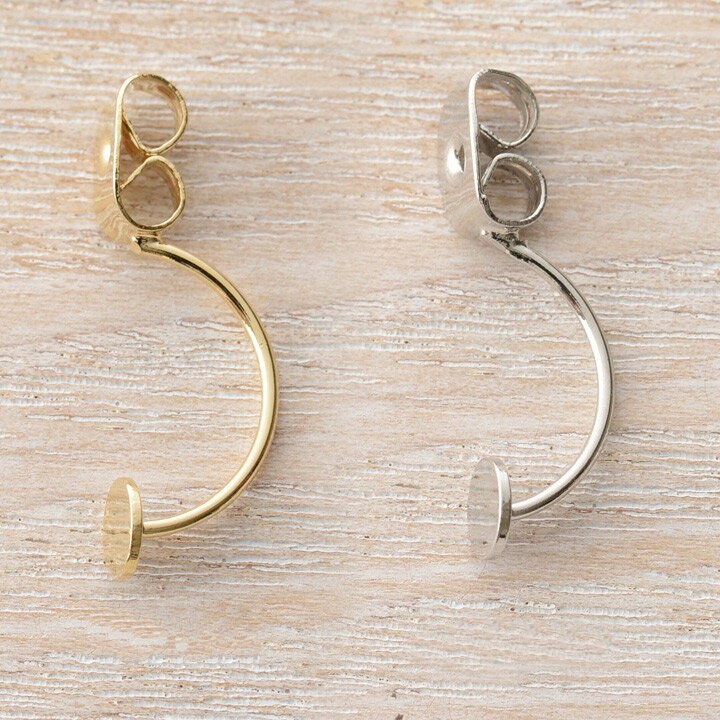 【在庫限り】ピアスキャッチ 丸皿 1P