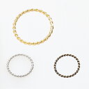 【在庫限り】メタルフープ ラウンドツイスト 18.5mm 10個入り ロジウムカラー