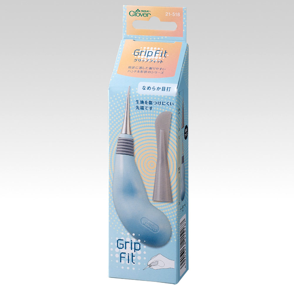 クロバー グリップフィット なめらか目打ち 21-518 | clover しるし付け 目打 めう...