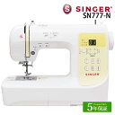★ミシン特別価格 5/19 12時まで★ シンガー コンピューターミシン SN777-n | 5年保証 ミシン 本体 SINGER 初心者SI101 入園入学 ...