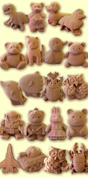 ねんど 天然粘土 木の粘土もくねんさん イベント用ゴム型シート | 抜き型 粘土 粘土型 工作 こども 子供 男の子 女の子 プレゼント ゴム型 動物 型取り 型抜き 恐竜 犬 クマ 猫 パンダ ふくろう ウサギ アニマル