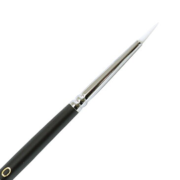 ねんど 粘土用具 筆 イタチ風ナイロン短軸 丸筆0号(日清アソシエイツ) 【メール便可】