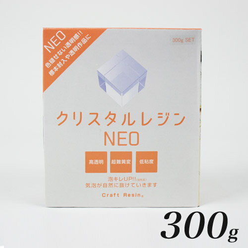 クリスタルレジン NEO 300gセット｜レジン 2液 レジン液 二液 二液性 2液性 エポキシ 2液性レジン液 アクセサリー クラフト